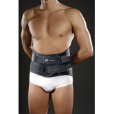 Mini Lumblock Lumbar Sacral Back Brace in Dark Grey