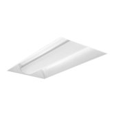 32W Direct/Indirect Two Light Recessed Center Lamp in White