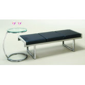 Quest Metal End Table and Bench
