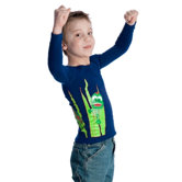 Blue Dino HugMe Shirt