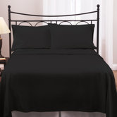 Inlay Sheet Set in Solid Black