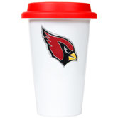 NFL 12oz Double Wall Tumbler with Red Lid