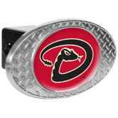 MLB Metal Diamond Plate Trailer Hitch Cover