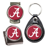 NCAA 3 Piece Key Chain, Money Clip and Magnet Clip Set