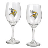 NFL 14 Oz Wine Glass (Set Of 2)