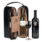 Royce Leather Wine Bottle Carriers