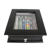 6 Pen Display Case in Black