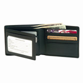 RFID Blocking Men's Bi-Fold Wallet