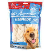 American Beefhide Braided Stick Dog Treat