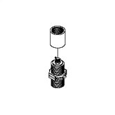 Swivel Restrictor for ACM Ceiling Mounts (for 1 1/4" ID Pipe)