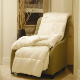 Basics Silk Covered Silk-Filled Comforter in White