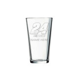 Nascar Individual 16 oz. Mixing Glass, Jeff Gordon with personalization