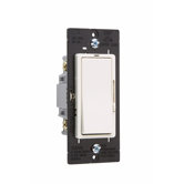 Harmony 700VA Decorator Magnetic Low Voltage Single Pole/Three Way Dimmer in Light Almond