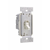 TradeMaster 600W Magnetic Single Pole Toggle Dimmer in Light Almond