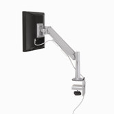 Adjustable Height Single Arm Small Flat Panel Desk Mounts (Up to 22")
