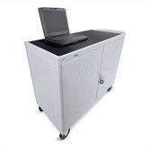 24 Laptop UL Listed Computer Cart with 5" Casters (fully assembled)