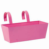 Blumenkasten eckig in Pink