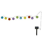 10-fl. Solar-Partylichterkette in Bunt