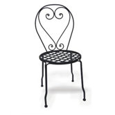 Wrought Iron Dining Side Chair, Set of 4