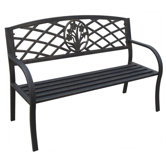 Daffodil Metal Garden Bench