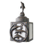 Americana Dolphin Series 10.5" Wall Lantern
