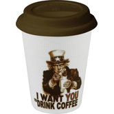 Kaffeebecher "Drink Coffee (Uncle Sam)-Traveler's"