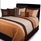 Fallbrook Spice (Elston) 7 Piece Comforter Set