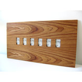 Six Slot Wood Picture Frame