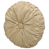 Addison 14" Pillow with Self Buttons