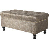 Biltmore Fabric Bedroom Storage Ottoman