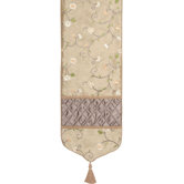 Addison Table Runner with Tassels and Cord and Braid