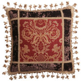 Bacara Pillow with Tassel Trim and Braid