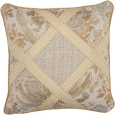 St. Lucia Pillow with Wide Braid and Cord