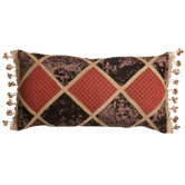 Bacara Pillow with Braid and Tassel Trim