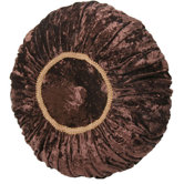 Bacara Pillow with Braid and Self Buttons