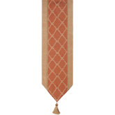 Alamosa Table Runner with Braid and Tassels