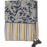 Hampton Throw with Cord, Tassels and Braid