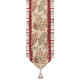 Dempsey Table Runner with Braid and Ribbon