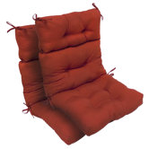 Outdoor High Back Chair Cushion (Set of 2)