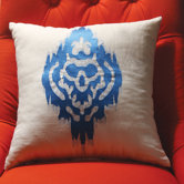 Ikat Embroidered Decorative Pillow II