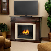 Rutherford 47" Ventless TV Stand with Gel Fireplace