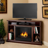 Churchill 51" Ventless TV Stand with Gel Fuel Fireplace