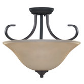 Carter 3 Light Semi-Flush Mount
