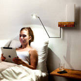 Cubo Bedside Sconce / Hybrid Reading Lamp