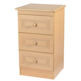 Corrib 3 Drawer Bedside Table