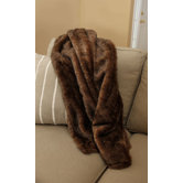 Crockett Faux Fur Throw