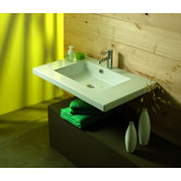 Mars Ceramic Bathroom Sink with Overflow