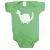 Dinosaur One-Piece in Green