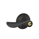 Champagne Keyed Entry Lever