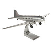 Dakota DC-3 Airplane in Silver